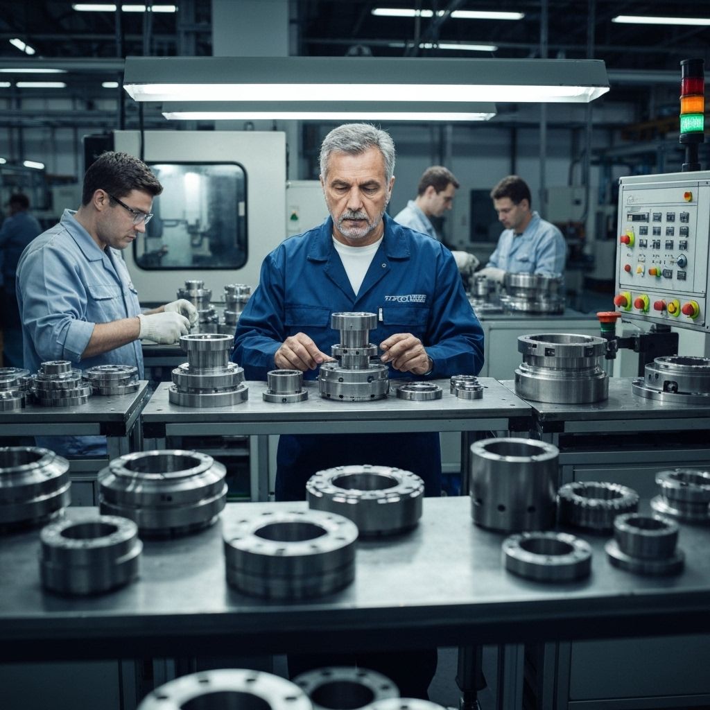 Manufactura mecánica de piezas de precisión